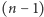 |(n −1) 