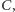 C, 