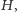| H, 