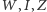W,I,Z 
