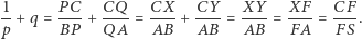 YF 1- P-C CQ-- CX-- CY-- X--- X--- CF- p +q = BP + QA= AB+ AB= AB= FA= FS . 