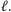 ℓ.