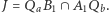 J = QaB1 