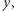 y,