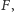 F, 