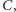C, 