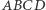 ABCD 