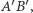 A |