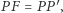 PF = PP ′,