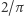 |2/π 
