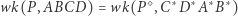 wk(P ,ABCD) 