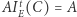 AItE(C) = A 