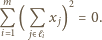 m 2 Qi 1 ( Q j>ℓ x j) = 0. i 