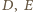 ,E D 
