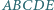 ABCDE 