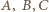 A,