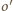 |o′