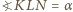 =α?KLN 