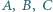 A,