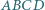 ABCD 