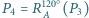  120X |P4 = R A (P3) 