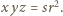  2 xyz = sr.
