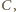 C, 