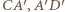 CA′,A′D′