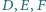 ,E,FD 
