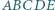 ABCDE 