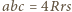 |abc = 4Rrs