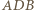 |ADB 