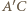 A |