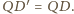 |QD′ = QD. 