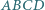 ABCD 