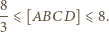 8-⩽ [ABCD] 3 