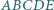 |ABCDE 