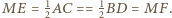 1 E=2AC=MF.== M 