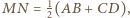 N=12(AB+CD),M 