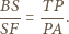 BS T P SF-= PA. 