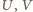 U,