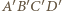 | A 