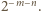 |2−m . 