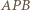 APB 
