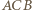 |ACB 