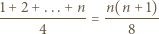 1+-2+-...+-n-= n(n-+-1)- 4 8 