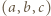 (a,b,c) 