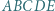 |ABCDE 