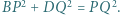 Q2=PQ2. BP 2 + D 