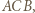 |ACB, 